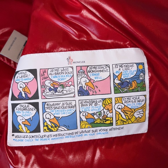 Moncler Maire red puffer coat size 0 - Picture 10 of 13